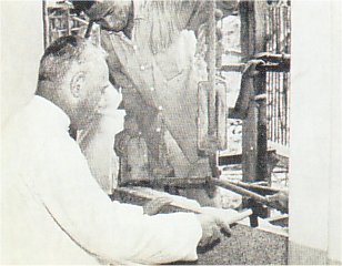 B. Nicet Joseph laying the foundation stone