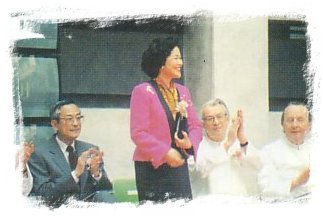 Mrs Anson Chan, guest-of-honour of the 120th Anniversary Open Day